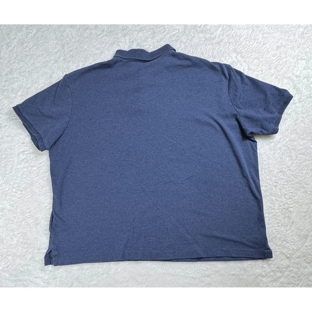 Polo‎ Ralph Lauren Mens XL Classic Navy Heather Polo Shirt Old Money Quiet Lux